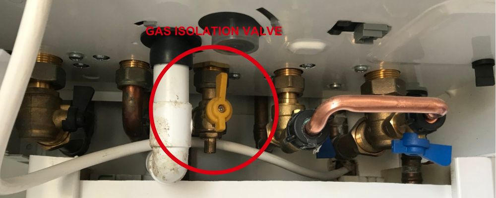 gas isolation valve on Ideal Logic